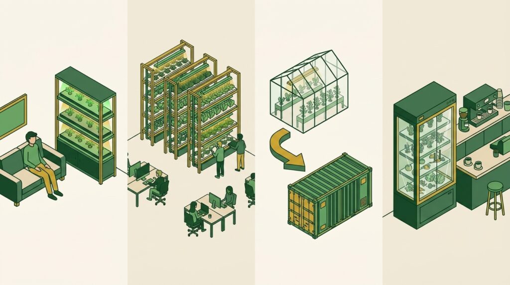 植物工場は個人で始められるのか。400万以下から動いた4パターンの始め方